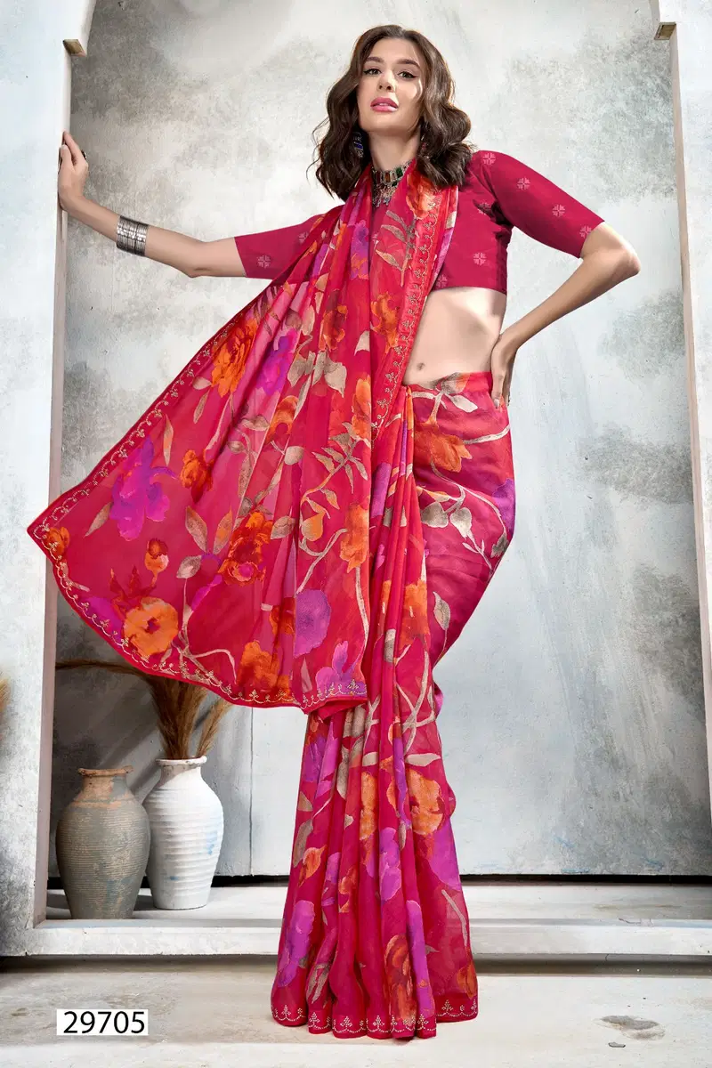 Manika Vol 2 By Vallabhi Swarovski Work Designer Sarees Wholesale Price In Surat